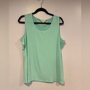 Turquoise blue Christopher and Banks tank top‎